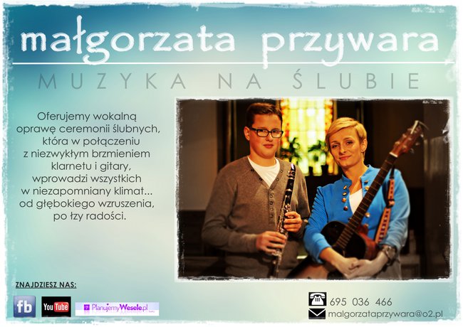 MUZYKA NA ŚLUBIE-  MAŁGORZATA PRZYWARA