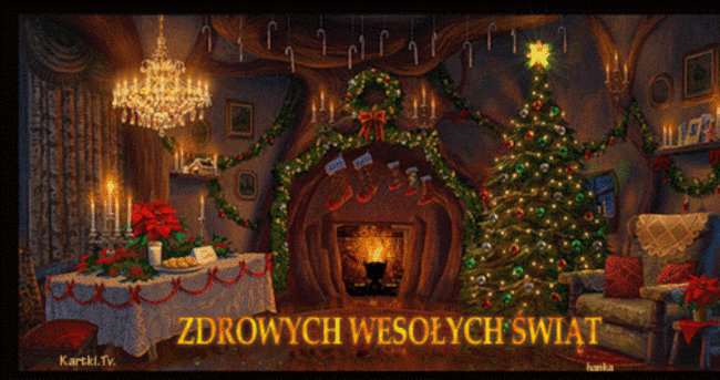 WESOŁYCH SWIĄT ŻYCZY HANIA