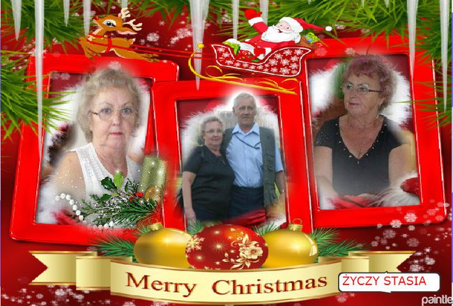 POGODNYCH ŚWIĄT ŻYCZY WAM KOCHANI  STASIA