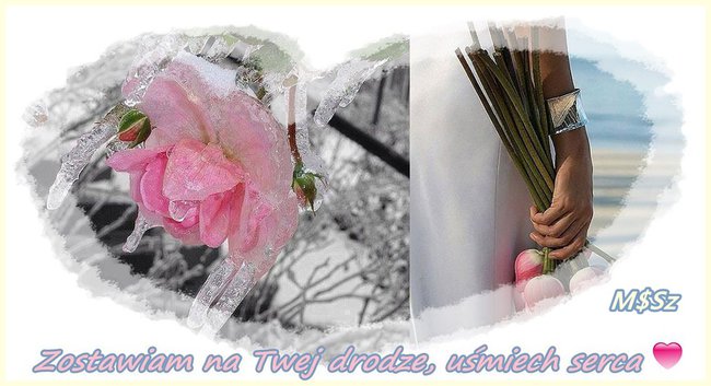 Zostawiam na Waszej drodze, uśmiech serca:)