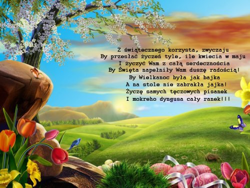 Niech Pokój Wielkanocy zawsze panuje w Waszych sercach!!