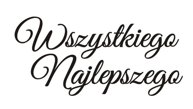 Wszystkiego najlepszego!