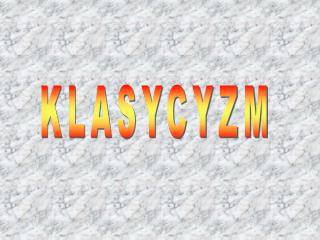 Klasycyzm