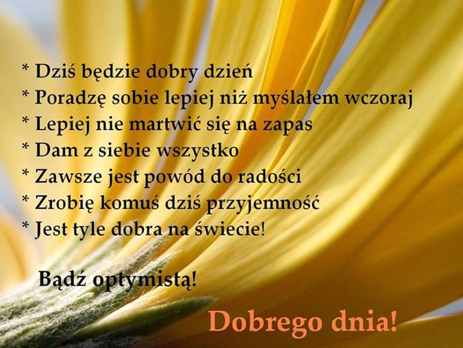 Miłego dnia.........