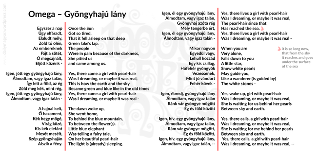 OMEGA   -  Dziewczyna o perłowych włosach