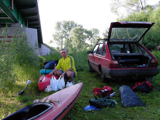 Wyprawy kajakowe mojego brata Wojtka....2005 rok