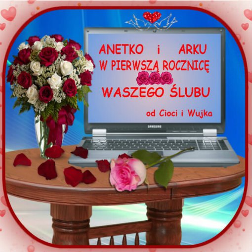 1 ROCZNICA ŚLUBU ANETY I ARKA