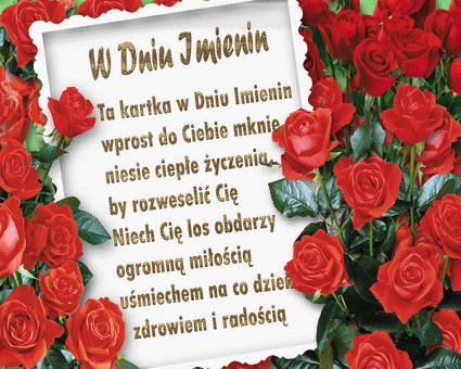 W dniu imienin mojej córkI