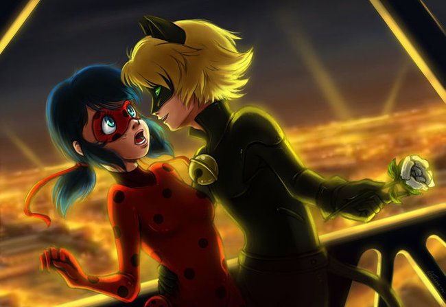 Miraculous biedronka i czarny kot