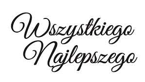 Wszystkiego najlepszego!