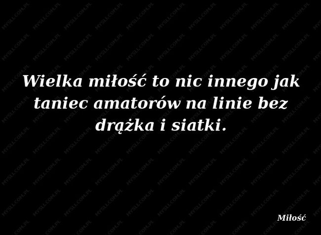 O tańcu nie da się pisać,taniec trzeba tańczyć