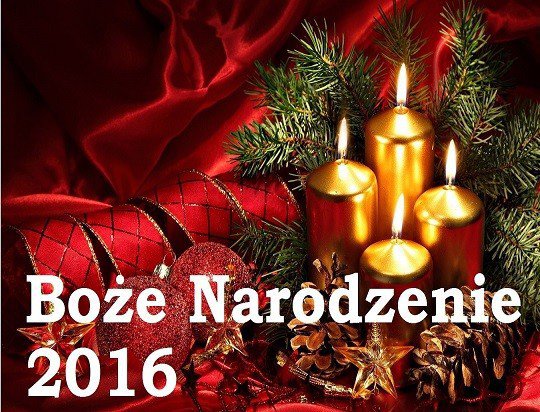 Życzenia na Boże Narodzenie 2016  r.