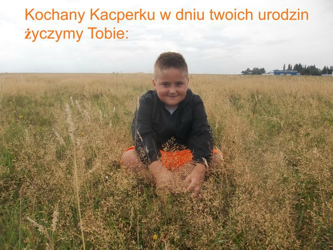 URODZINY KACPERKA