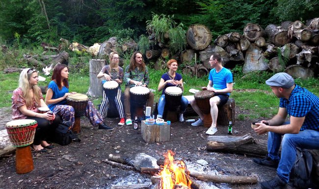 Djembe jam session