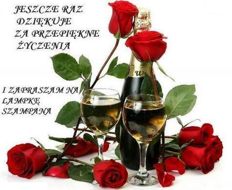 PODZIĘKOWANIE ZA ŻYCZENIA