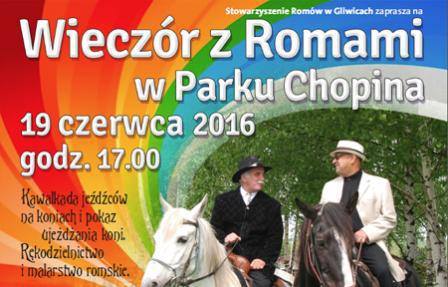 19.06.2016 Wieczór z Romami w Parku Chopina w Gliwicach.