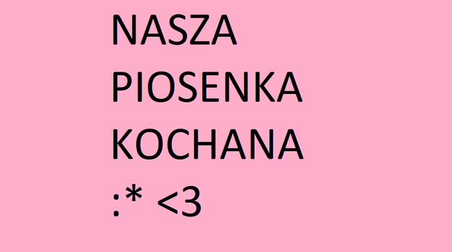 NASZA  PIOSENKA