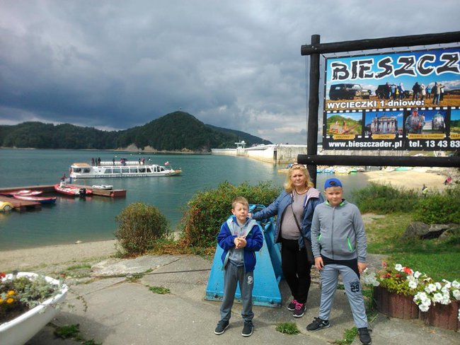 Zielone wzgórza nad Solina