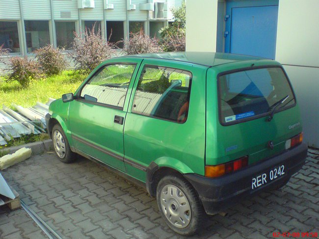 FIAT CC ELECTRIC GREEN CAR