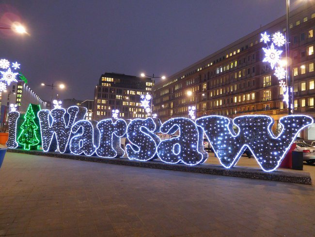 warszawa Bożee Narodzenie