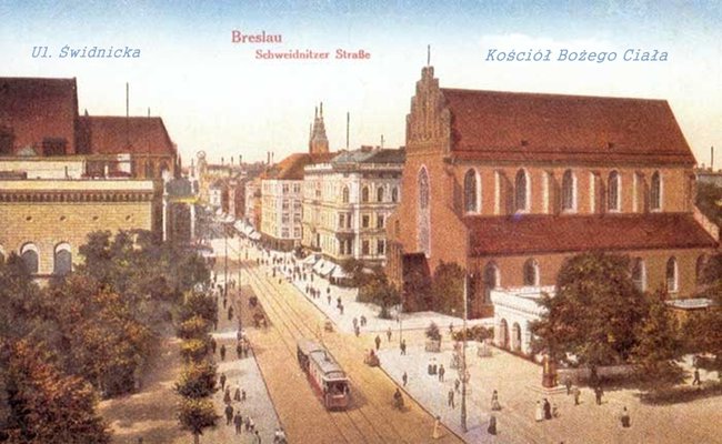 BRESLAU do 1945 r. MIASTO w 1945 r. WROCŁAW w 2018 r.