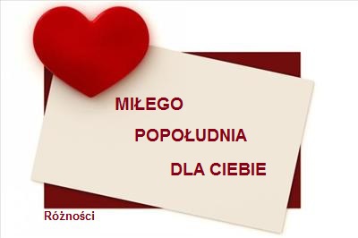 UDANEGO POPOŁUDNIA