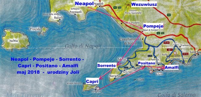 Neapol,Pompeje,Sorrento,Capri,Positano,Amalfi