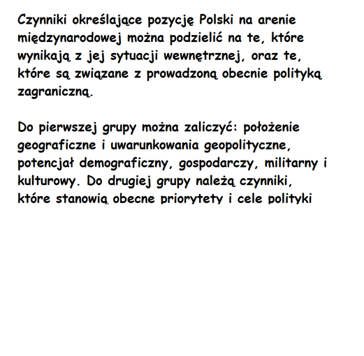 Pozycja Polski w Europie