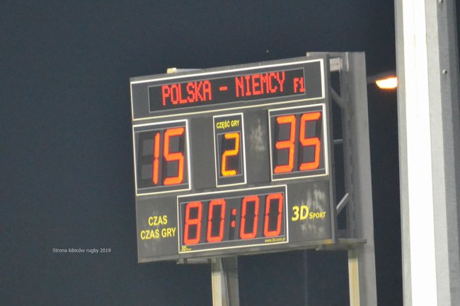 Polska - Niemcy 15:35 (8:25)