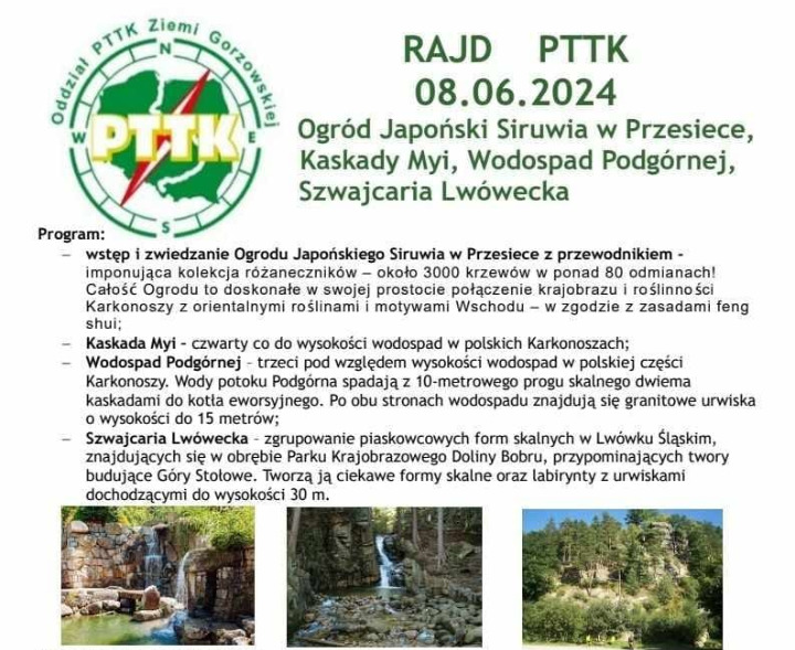 RAJD - 08.06.2024 r.  PTTK Ziemia Gorzowska