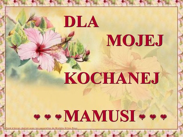 DLA CIEBIE MAMO...VIOLETTA VILLAS...